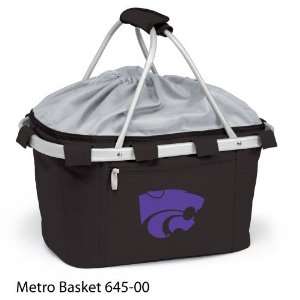 Kansas State Digital Print Metro Basket Collapsible, insulated basket 