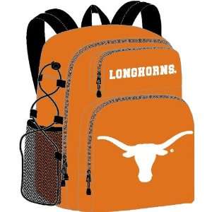  Texas Longhorns Orange Backpack with Team Logo Sports 