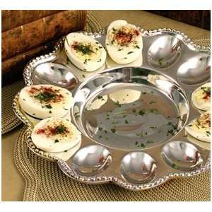  Pearl Round Egg Platter   SPECIAL ORDER