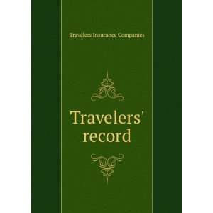  Travelers record Travelers Insurance Companies Books