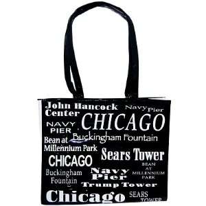  Chicago Tote Bag   Attractions Vinyl, Chicago Tote Bags 