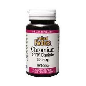  Natural Factors   Chromium GTF Chelate 500 mcg.   90 