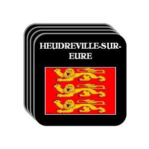   HEUDREVILLE SUR EURE Set of 4 Mini Mousepad Coasters 