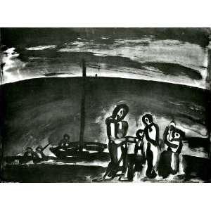     Georges Rouault   24 x 18 inches   Sometimes the road is Beautiful