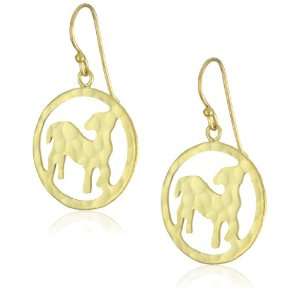  Wendy Mink Zodiacs Capricorn Cutout Earrings Jewelry