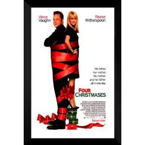  Four Christmases FRAMED 27x40 Movie Poster