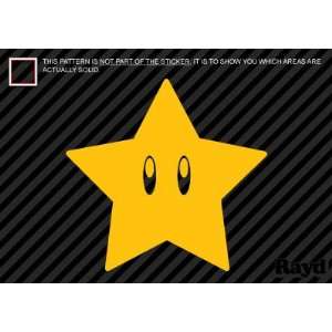  (2x) Mario Bros Star   Sticker   Decal   Die Cut 