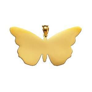 White Trash Charms Medium Butterfly Pendant Sterling Silver .925 and 