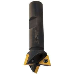  Angle DoveDex Indexable Dovetail Cutter, 3 1/2 Overall Length, 2 1 