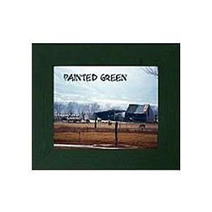 Painted Green 4x6 Wide (3) Picture Frame 
