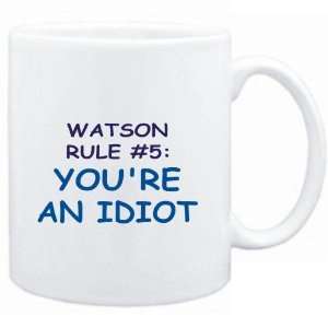    Watson Rule #5 Youre an idiot  Male Names