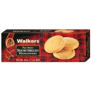 Walkers Highlanders shortbread cookies 7 oz  Grocery 