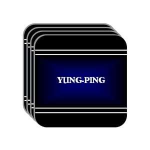  Personal Name Gift   YUNG PING Set of 4 Mini Mousepad 