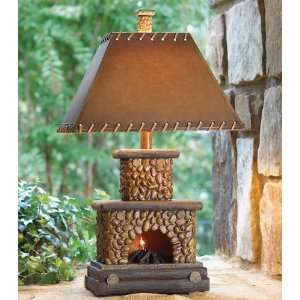  Stone Fireplace Lamp