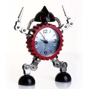  Robot Gear Robotic Style Alarm Clock Quartz Desk Clock 