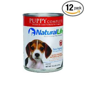 Natural Life Pet Products Puppy Complete, 13.2 Ounce Cans (Pack of 12)