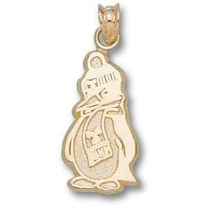  Youngstown State University Penguin Pendant (Gold Plated 