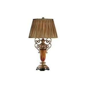  4 3079   Redwood Fire Table Lamp
