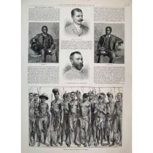  1889 Matabele Mission Imbezu Regiment Babyjane Print
