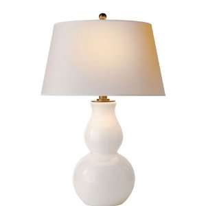   and Company SL3811WG NP Studio 1 Light Table Lamps in White Glass