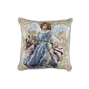  Angels of Hope Decorative Christmas Throw Pillow in Blue 