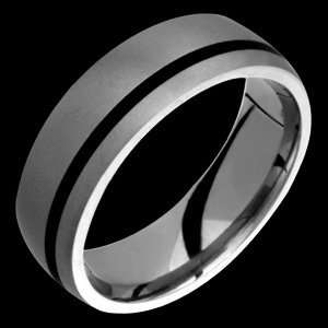 Shanye   size 10.00 Titanium Band with Black Stripe. Choose your Color 
