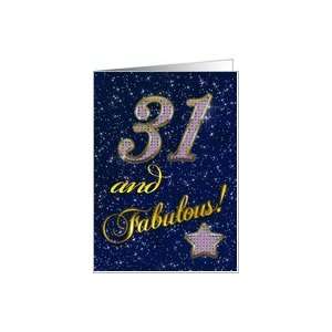  31st Birthday card for someone fabulous Card Toys 