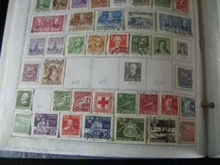   & SWEDEN COLLECTION IN ALBUM FROM ESTATE (#1419), MIXED CONDITIONS