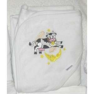  Baby Cakes Baby Hooded Towels   Cow Jumped Over the Moon 