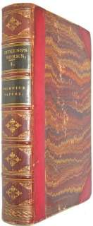CHARLES DICKENS WORKS. Leather Set. LIBRARY EDITION. Printed 1866 
