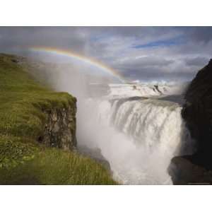 Icelands Most Famous Waterfall Tumbles 32M into a Steep Sided Canyon 