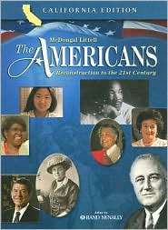 McDougal Littell The Americans California Student Edition Grades 9 12 
