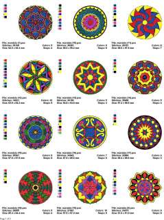 MANDALAS (4x4) LD MACHINE EMBROIDERY DESIGNS  