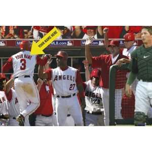 com Los Angeles Angels of Anaheim Personalized Print with YOUR NAME 