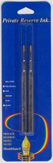 Pk/2 PR MONTBLANC Compatible Ballpoint Refills BLUE M  