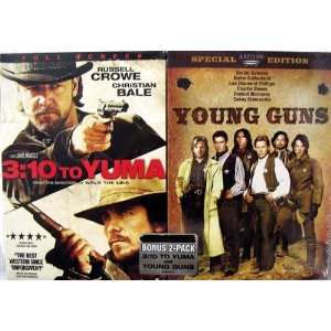  310 TO YUMA AND YOUNG GUNS  BONUS 2 PACK DVD SET 