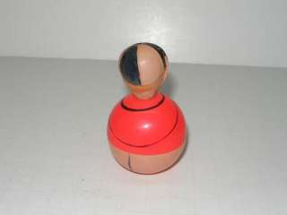 VINTAGE CELLULOID ROLY POLY BOY CRIB TOY BABY RATTLE  