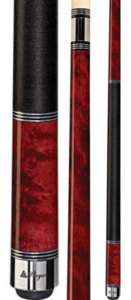 Players C 960 Pool Cue Crimson Stained Birds Eye Maple  