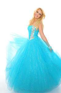   Formals Posh o15109 Turquoise Silver Winning Pageant Gown 4  
