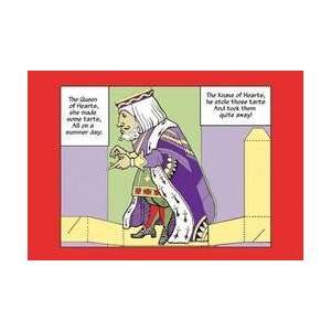  Alice in Wonderland The King of Hearts 12x18 Giclee on 