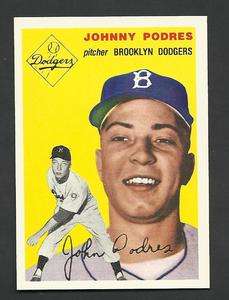 JOHNNY PODRES 1954 TOPPS ARCHIVES GOLD #166 CARD MINT  
