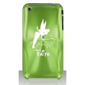 Apple iPhone 3G 3GS Green C26 Aluminum Metal Case Tinkerbell Faith