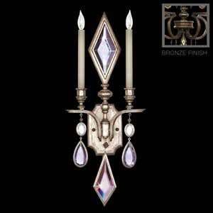  Fine Art Lamps 718150 3ST Encased Gems Bronze Patina Wall 