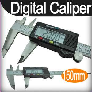   Electronic Digital CALIPER VERNIER GAUGE MICROMETER LCD 6 Inch 0.01mm