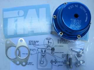 Tial 38mm F38 External Wastegate Silver/Blue/Red/Black  