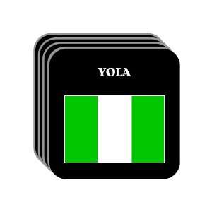  Nigeria   YOLA Set of 4 Mini Mousepad Coasters 