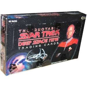   The Quotable Deep Space Nine DS9 Trading Cards Box   40p Toys & Games