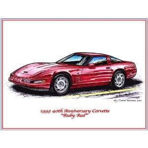 1993 40th Anniversary Special Edition Corvette 