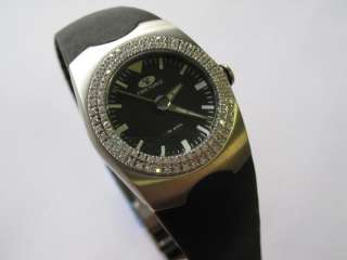 Time Force N.O.S. quartz black ladies watch   runs and keeps time 