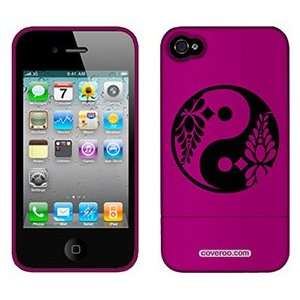  Floral Yin Yang on Verizon iPhone 4 Case by Coveroo 